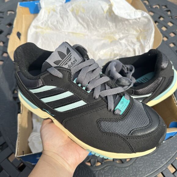 Adidas ZX 4000 Black Ice Mint Men's Athletic Shoes EE4763 Size 6